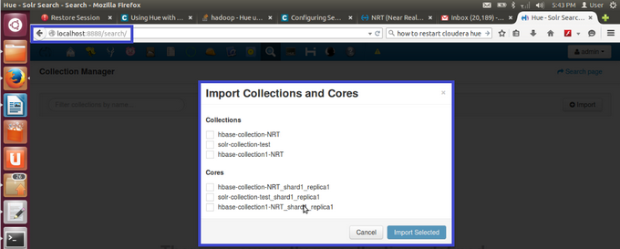 Import Collections and Cores