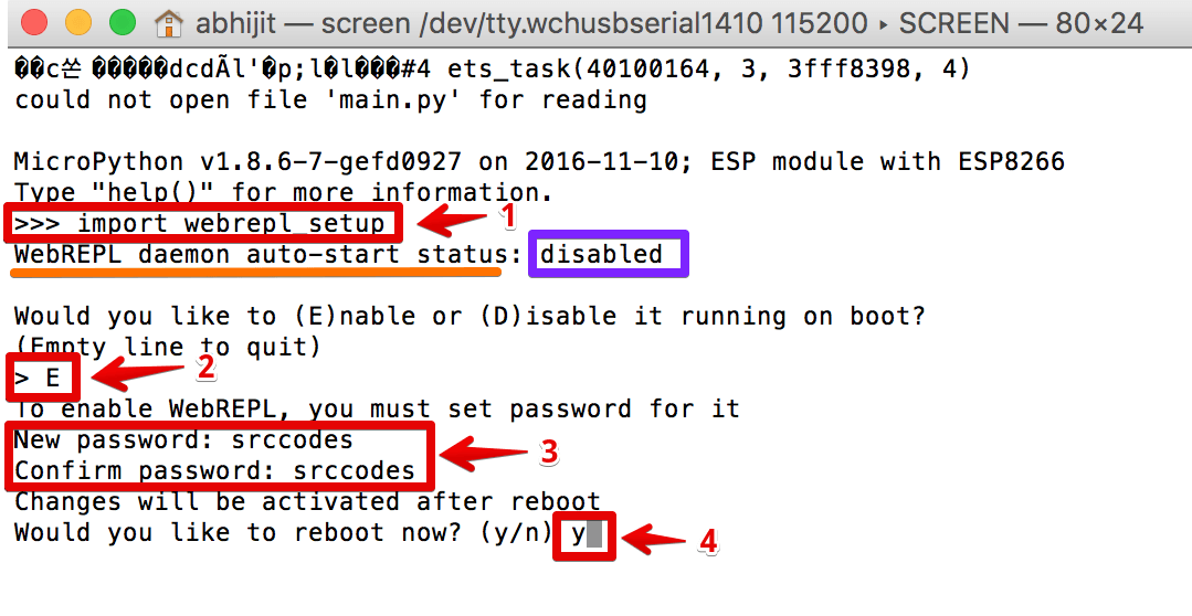 WebREPL daemon auto-start