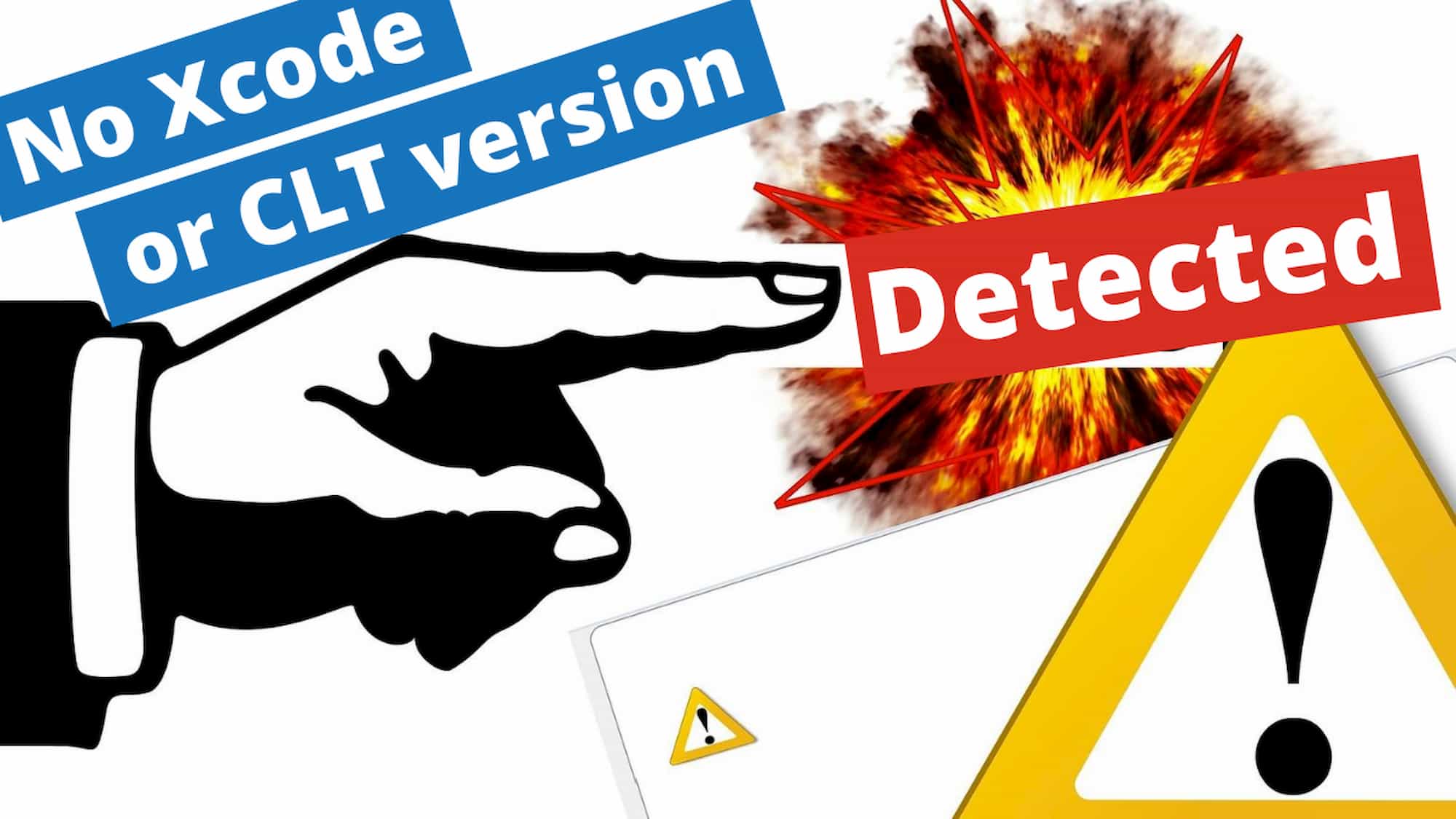 gyp: No Xcode or CLT version detected - ERR! configure error in macOS Catalina